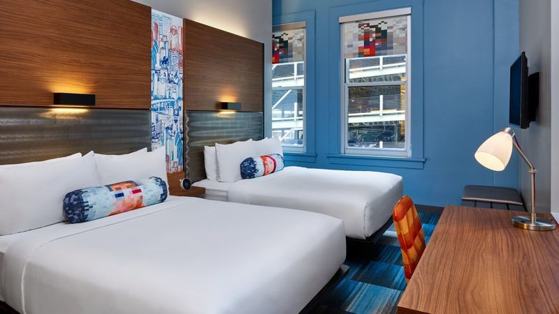 Aloft Houston Downtown Exterior foto