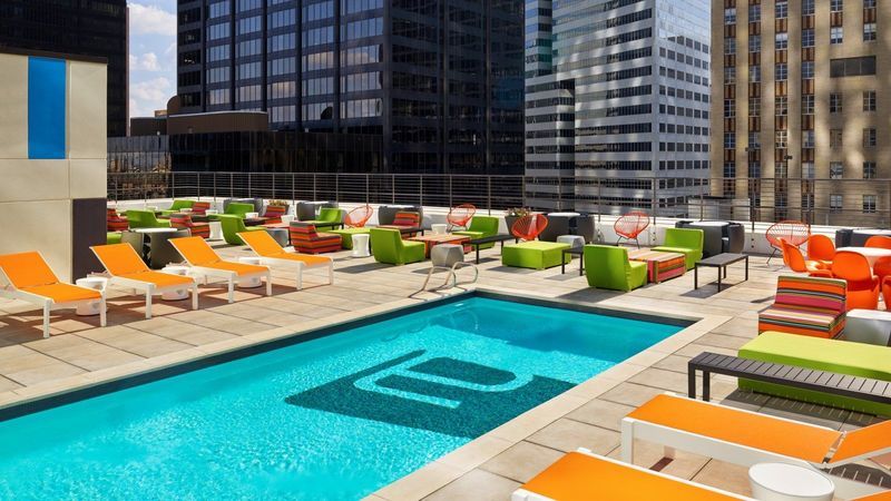 Aloft Houston Downtown Exterior foto