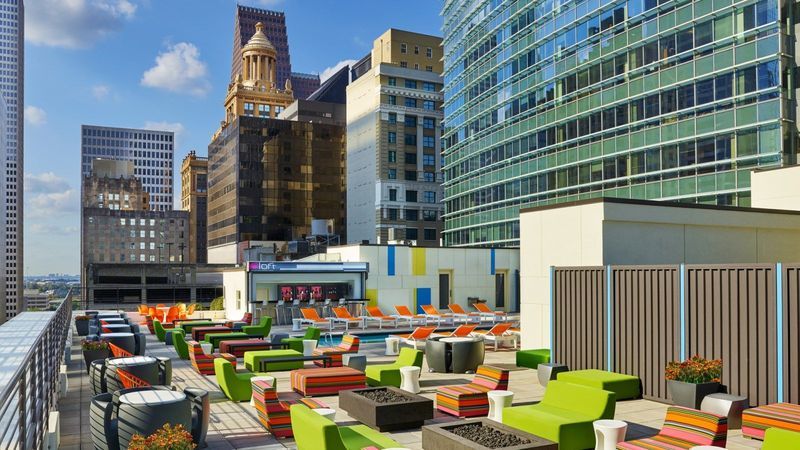 Aloft Houston Downtown Exterior foto