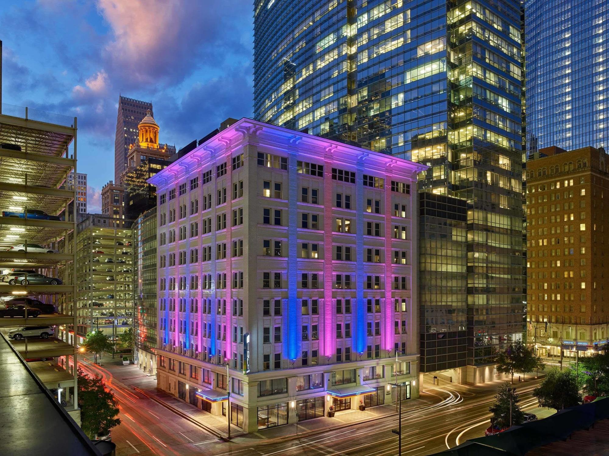 Aloft Houston Downtown Exterior foto