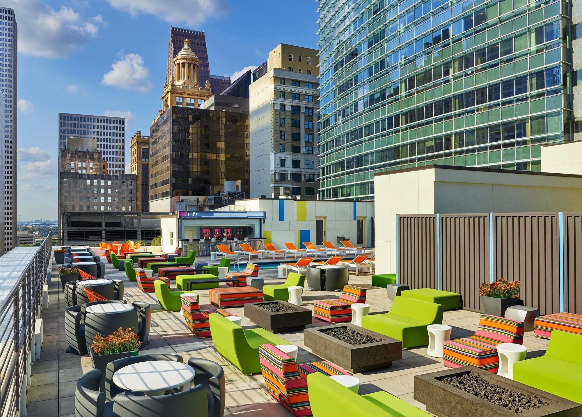 Aloft Houston Downtown Exterior foto