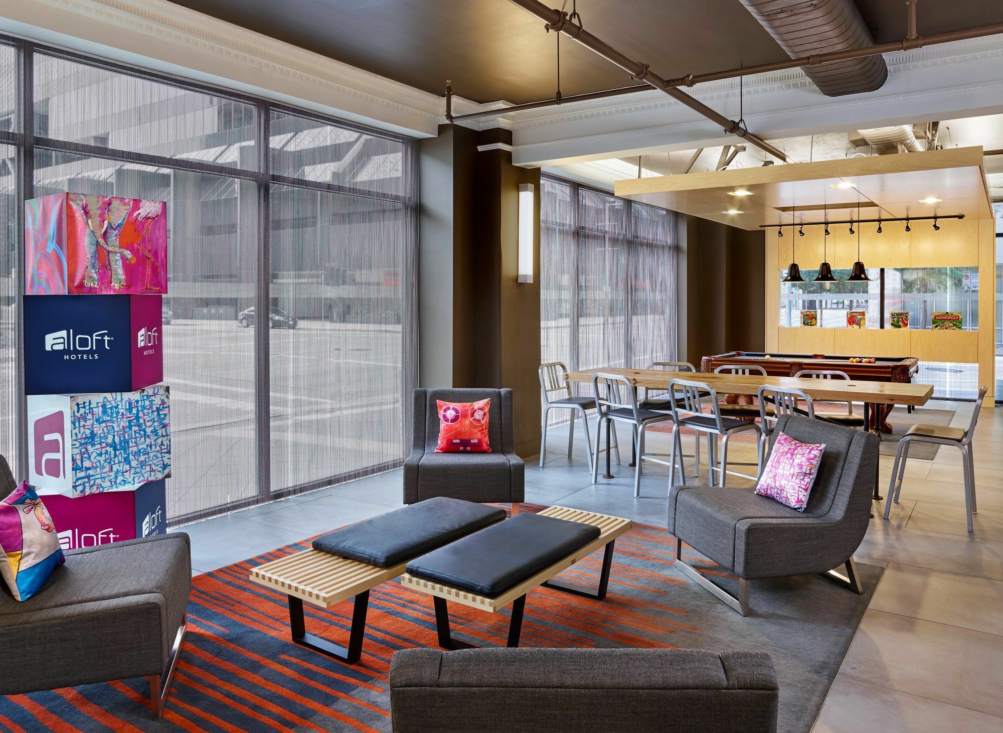 Aloft Houston Downtown Exterior foto